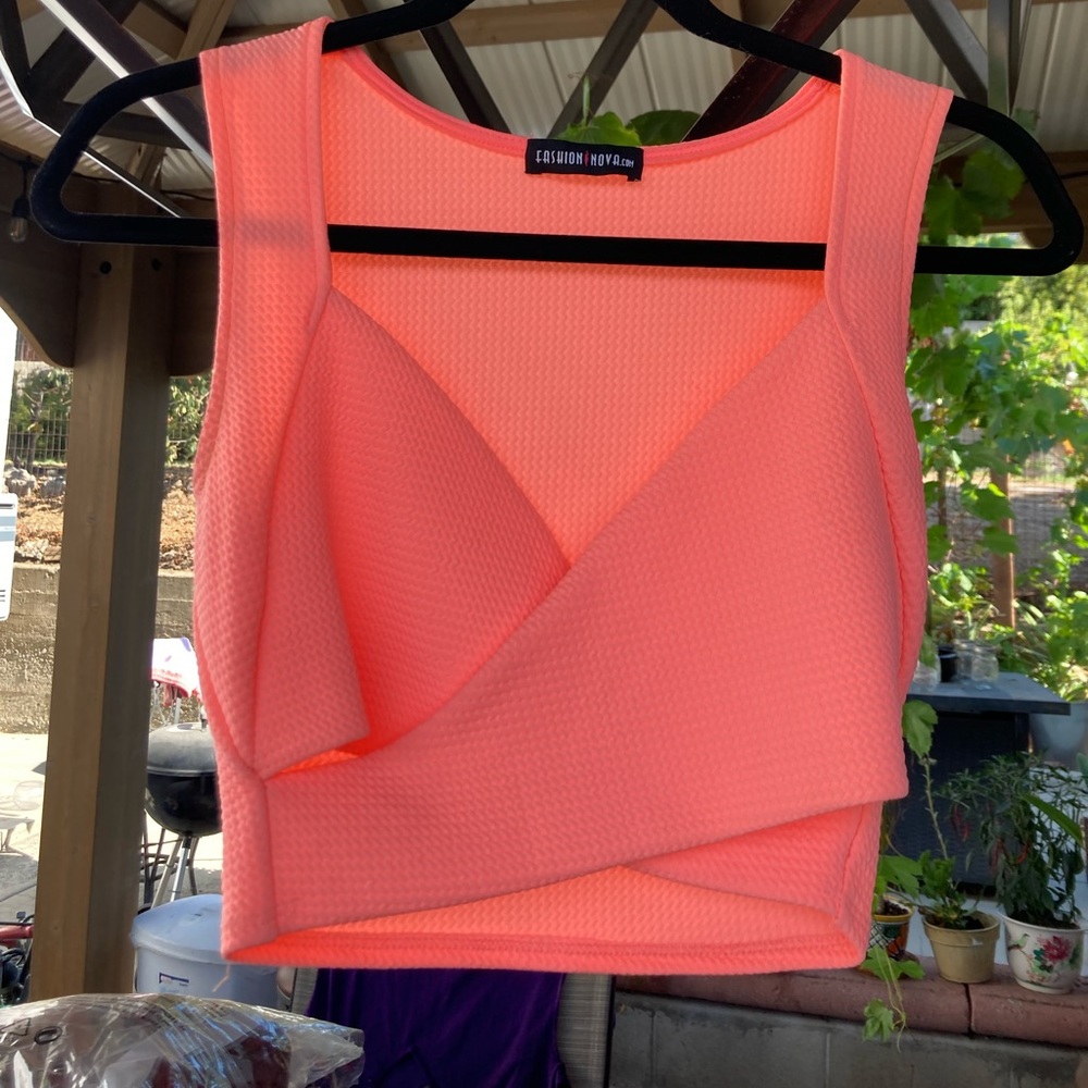 Peach blouse small